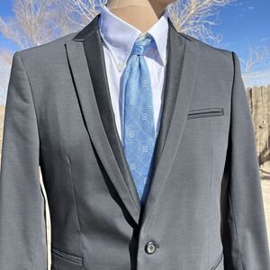 ZARA Black‎ Tag Men (40) slim fit single button  only worn once formal blazer